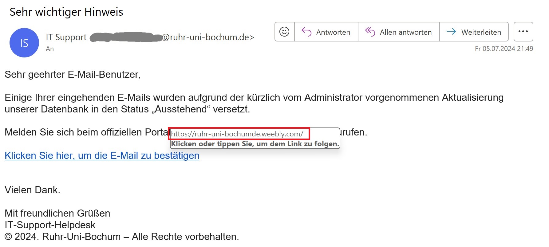 Phishing-Mail